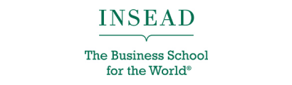 Insead Business School for the World logo, link to their website