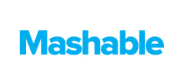 Mashable logo, link to their article about Rumie